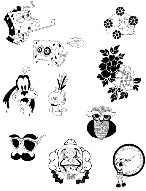 Small Tattoo Flash