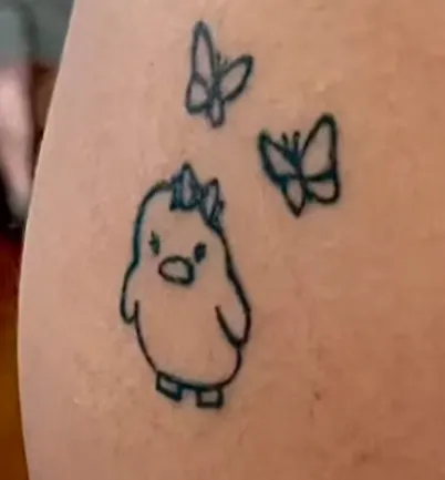 Custom Duck and Butterfly Design